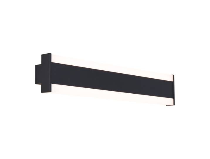 Applique murale moderne noire CCT 60cm incl. LED IP54 - Vanya