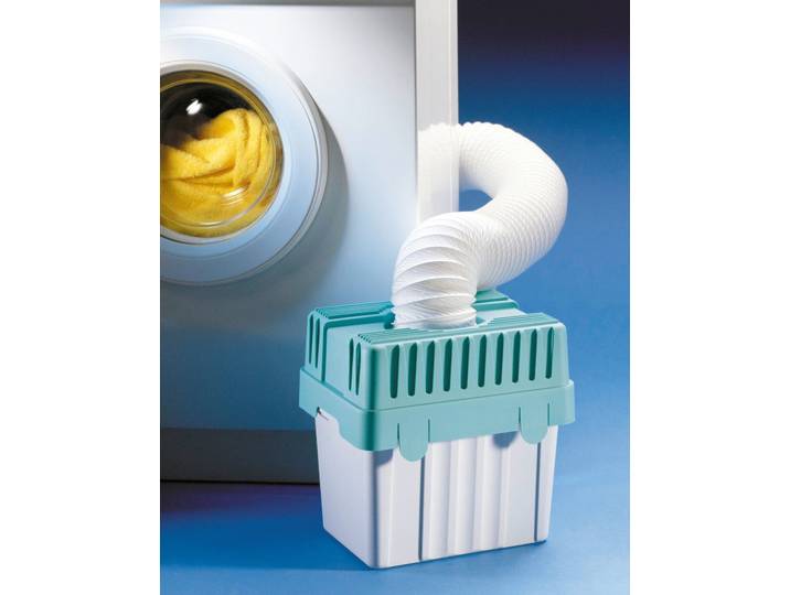 Luftentfeuchter WENKO Wäschetrocknerkondensator , grau, B:28,5cm H:29cm T:23,5cm, Luftentfeuchter, Luftentfeuchter