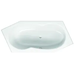 Bette Badewanne Sechseck Metric Antirutsch Sense Ablauf Fußende rechts 6840-000AS
