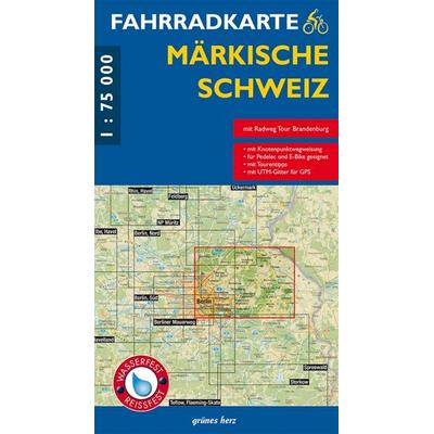 Fahrradkarte Märkische Schweiz, Sonstige von , Grünes Herz, 978-3-86636-284-0