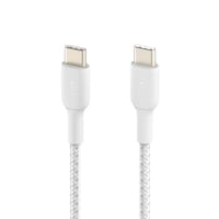 Belkin Boost Charge USB-C Kabel geflochten zertifiziert 2m weiß CAB004BT2MWH