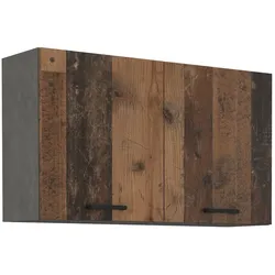Hängeschrank Buffet Küche Mario 100 Küchenzeile Einbauküche Old Wood Matera