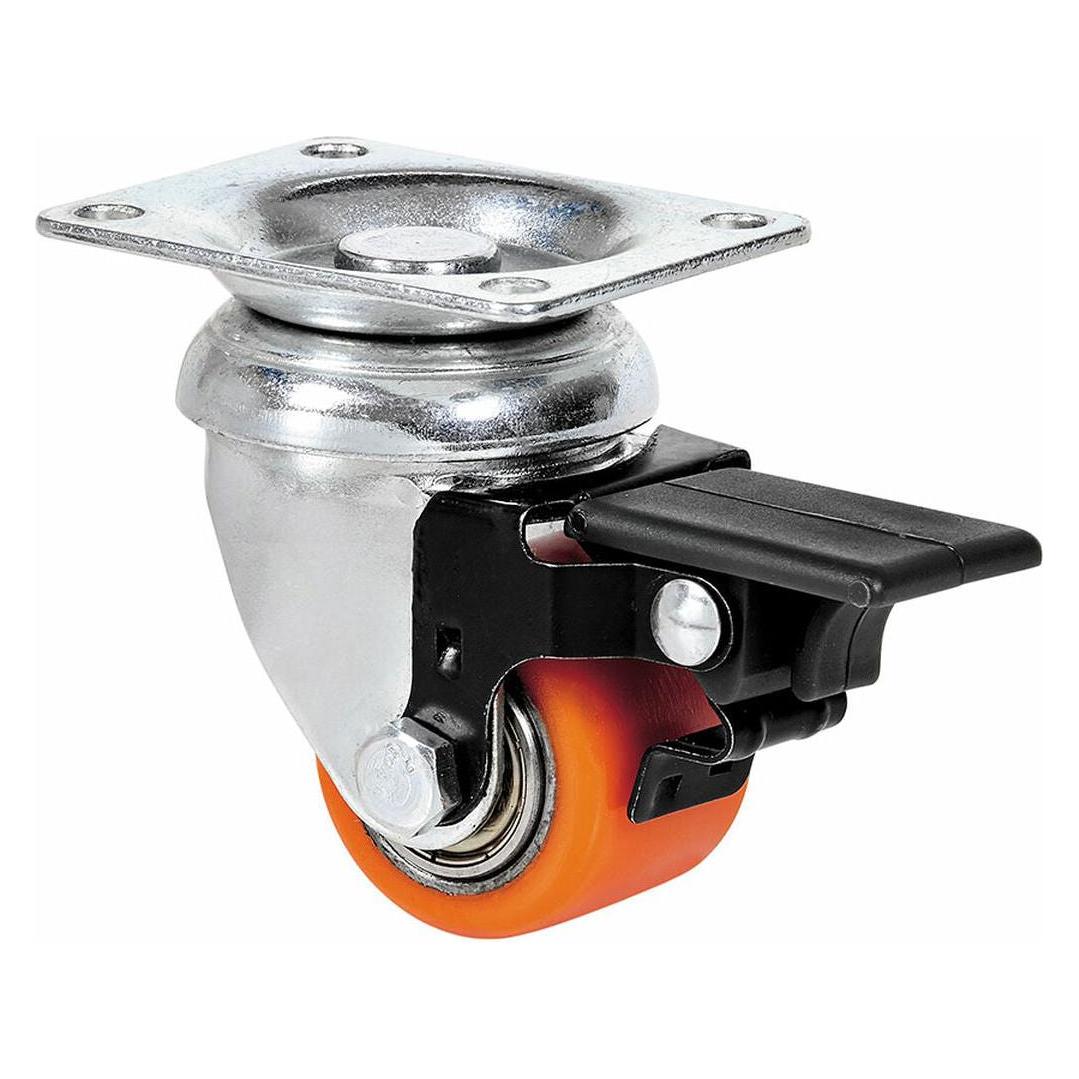 Ruedas Alex Rueda Orange Polyurethan Eisen Ø 3,5 Cm Drehbar (57236569)