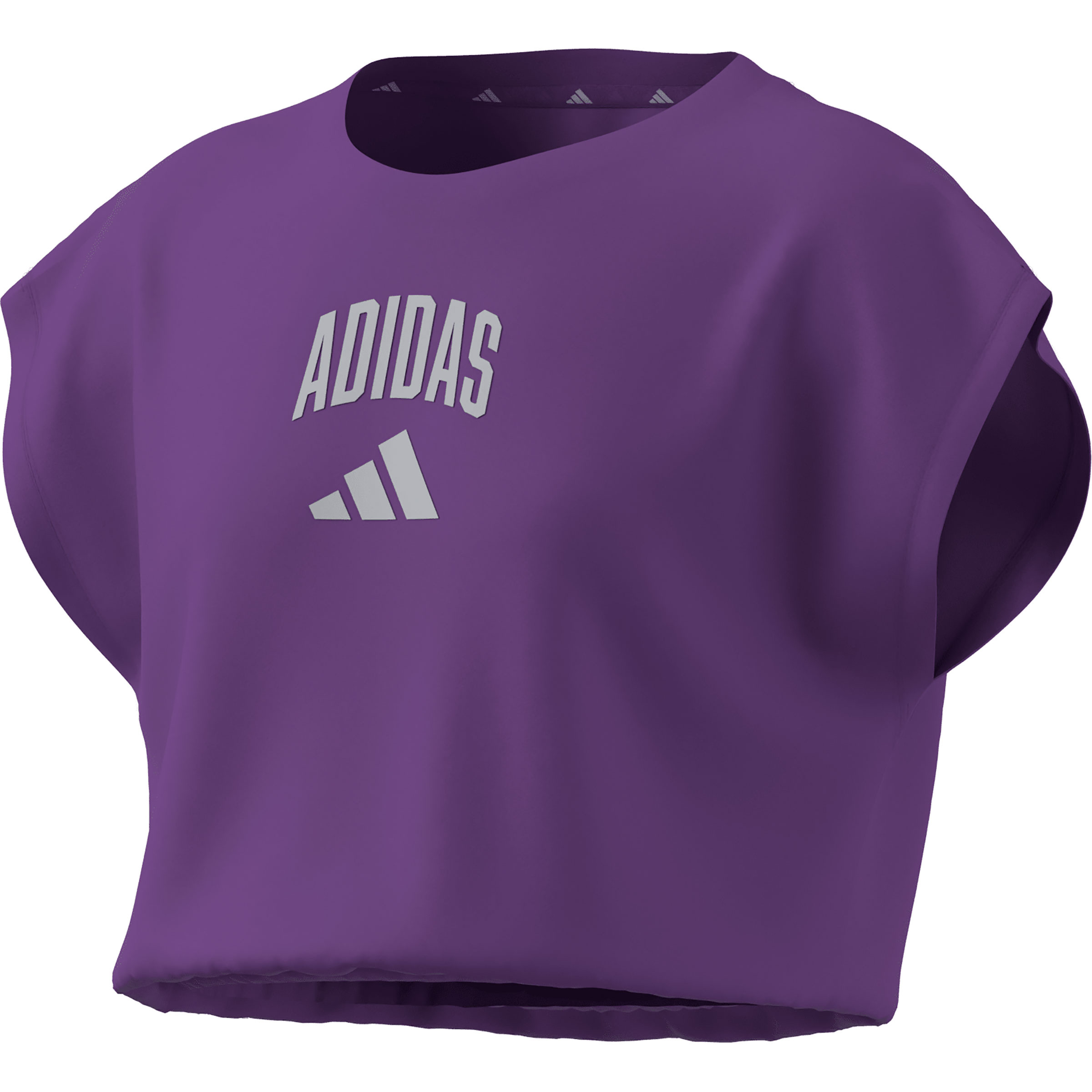 adidas Collegiate Typography Kinder T-Shirts lila Größe 152 Laufen | Lifestyle | Training & Fitness Hautfreundlich
