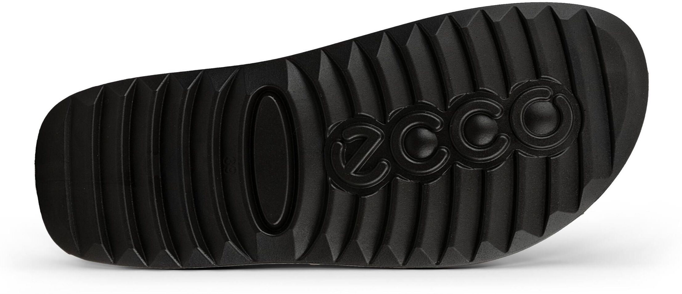 Pantolette ECCO "Cozmo M", Herren, Gr. 46, schwarz, Leder, Schuhe Pantolette, Sommerschuh, Schlappen, Klettschuh, mit FLUIDFORM™ Konstruktion schwarz 46