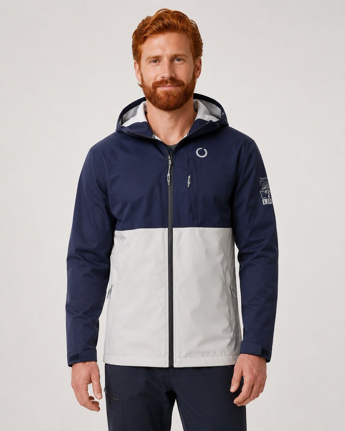 Outdoorjacke LPO "Jooris MN", Herren, Gr. 3XL, grau (wind chime), Web, 100% Polyester, regular fit hüftbedeckend, mit innenliegendem Gummizug, Jacken Outdoorjacke, auch in Grossen Grössen erhältlich wind chime 3XL