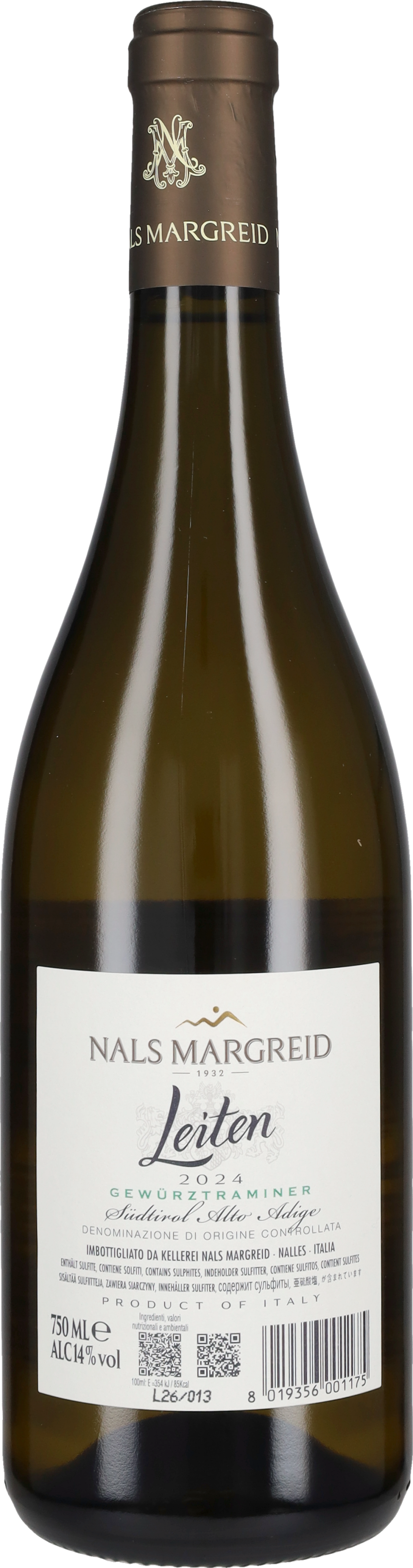Gewurztraminer 'Leiten' Nals Margreid 2024