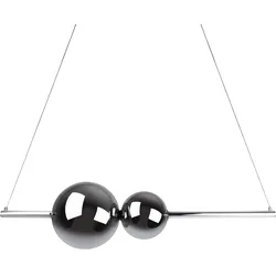 Näve LED Pendelleuchte "NOVA" L: 105,3cm chrom