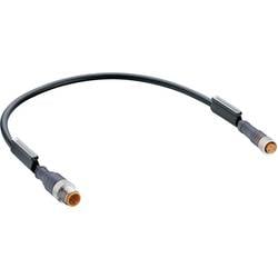 Lumberg Automation RST 3-RKMV 3-224/1M-1 Sensor-/Aktor-Steckverbinder, konfektioniert M8 Stecker, gerade, Buchse, gerade 1.00 m Polzahl Sensoren: 3 1 St.