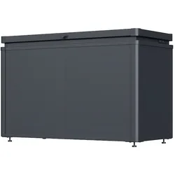 Weide Noble Gartenbox 290 L | Aufbewahrungsbox aus Stahl | Anthrazit