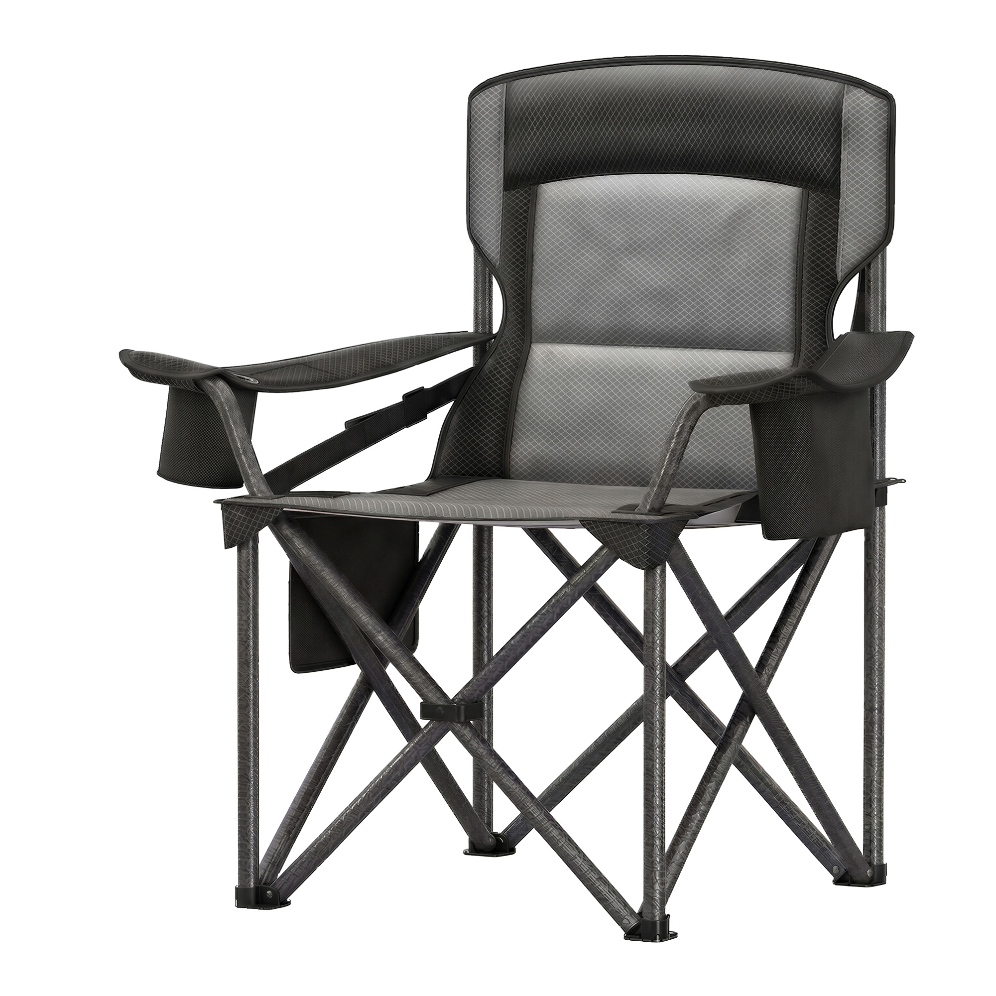 SONGMICS Campingstuhl, klappbarer Stuhl für Camping, gepolstert GCBB35066B01
