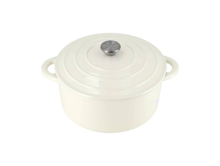 Nordwik Cocotte en fonte ronde Nordwik 5 l Crème