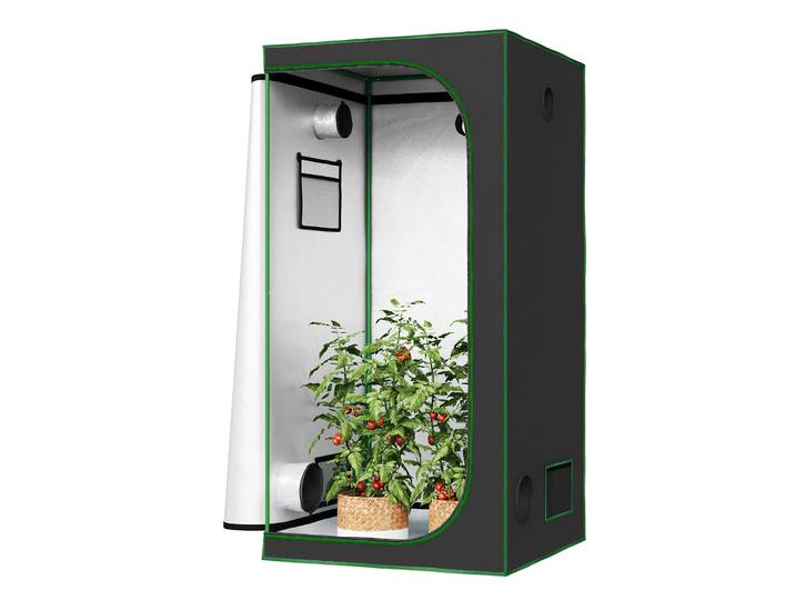 WOLTU – hangar de jardin en feuille, avec fenêtres d'observation, pour cultiver des plantes tomates, serre réfléchissante, balcon intérieur
