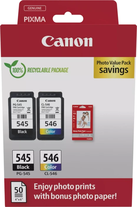 Canon PG-545 + CL-546 Multipack, 180 Seiten