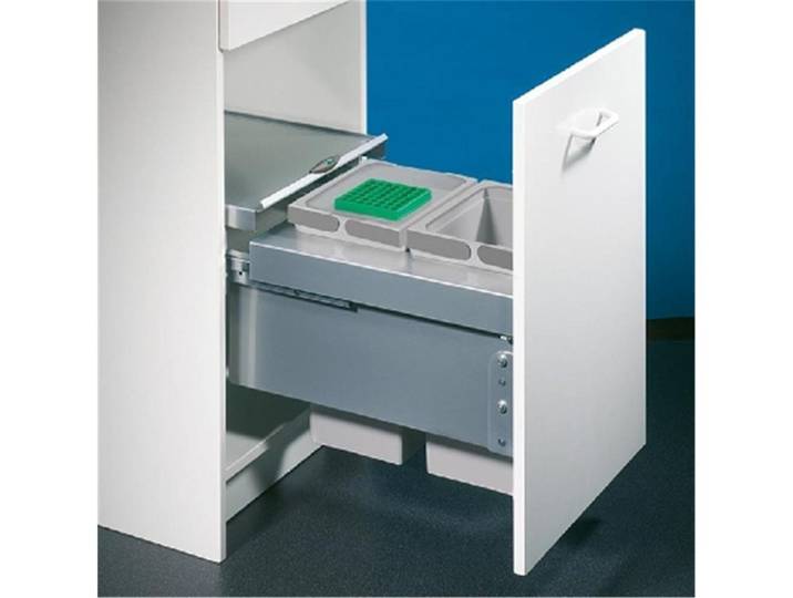 Naber Einbaumülleimer Cox® Base 360 S/400-2, Abfallsammler für Frontauszüge