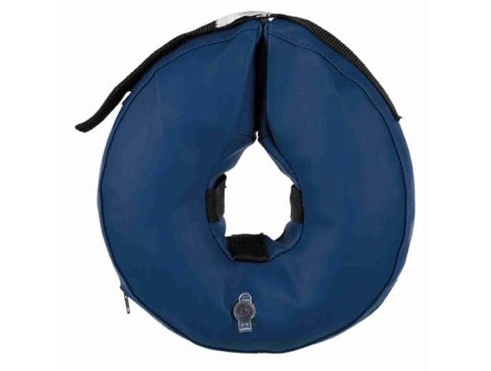 Trixie 19541 beschermende kraag, opblaasbaar, XS: 20-24 cm/8 cm, blauw