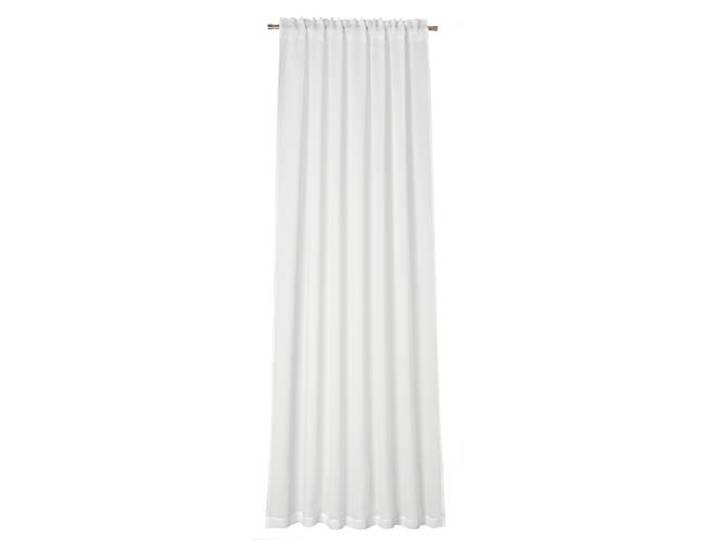 Deko Trends Neutex for you! ALLURE halbtransparenter Schal mit Multifunktionsband, Gardinenband, Vorhang, Gardine, 245 x 140 cm, wollweiß