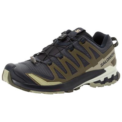 Trailrunningschuh SALOMON "XA PRO 3D V9", Herren, Gr. 41, grün (oliv), Synthetik, Textil, Schuhe, für mehr Grip