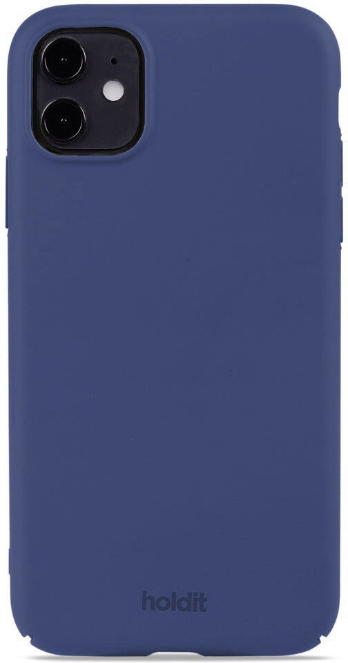 Holdit iPhone 11 Slim Plastic Case - Denim Blue