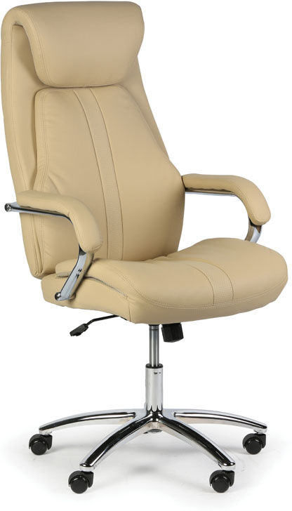 B2B Partner Leder-Chefsessel NEXUS, beige