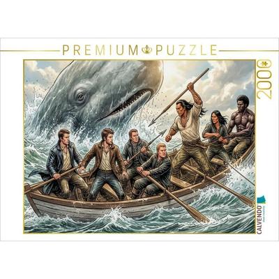 CALVENDO Puzzle Die erste Waljagd zeigt ihre Gefahren | 2000 Teile Lege-Größe 90 × 67 cm Foto-Puzzle für glückliche Stunden, von , Calvendo Puzzle