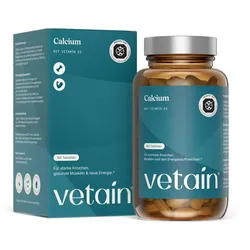 Calcium Tabletten - Für Knochen, Muskeln & Nerven (180 Tabletten)