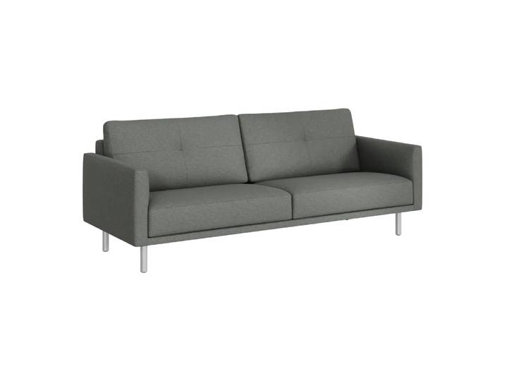 Einzelsofa I-Monia, Intertime, kat. d, danio dunkelgrau ud, Textil