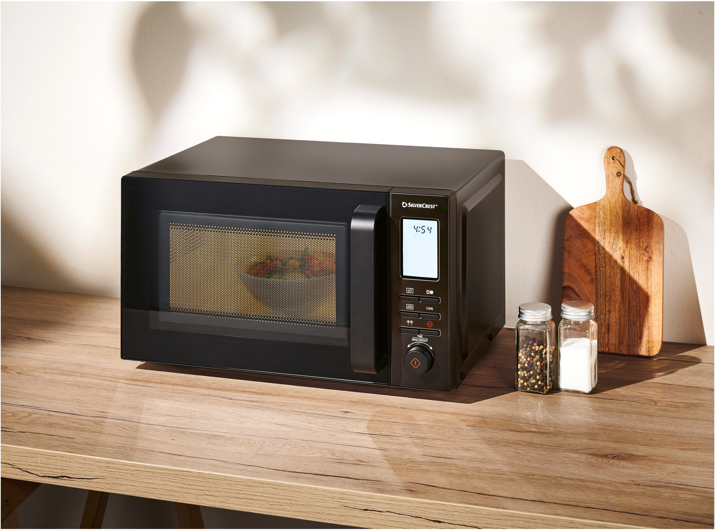 SILVERCREST® Mikrowelle mit Grillfunktion »SMW 800 F2«, ca. 20 l