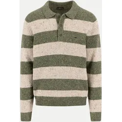 Casual-Fit Polo-Pullover Donegal Grün L