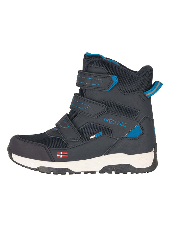 Trollkids Winterboots "Lofoten" in Dunkelblau - 28