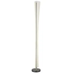 Stehlampe Standleuchte Bürolampe anthrazit matt Acryl Luftblasen LED H 155 cm