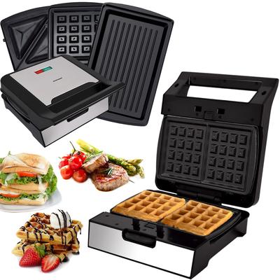 Syntrox Germany MM-1400W Gusto 3 in 1 Sandwich Waffel Grill