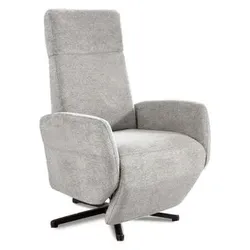 sit & more Sessel TV Morris Stoff Silver