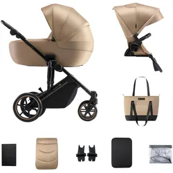 Kinderkraft Kombikinderwagen PRIME 2 2in1, beige