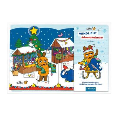 TRÖTSCH - Windlicht Adventskalender 'Die Maus' | Weihnachtskalender mit 24 leuchtenden Motiven, Nonbook von , Trötsch Verlag GmbH & Co. KG,