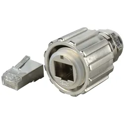 RJ45 STM - RJ45 Stecker, geschirmt, metallisiert