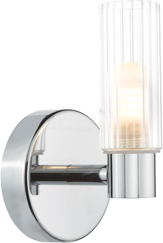 Marlow Home Co. Bathroom Wall Light Polished Chrome 11cm H X 10cm W X 11cm D