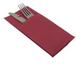 MONOUSO - Besteckservietten 40x40cm Winrot (30 Stück)