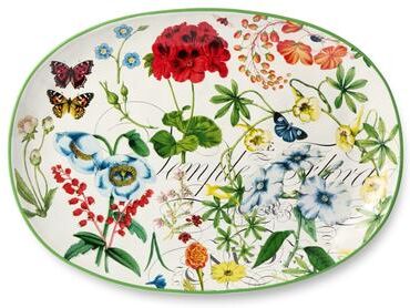 "Certified International Greenhouse Oval Platter 16"" x 12"""
