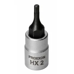 PROXXON 23744 Innensechskant Einsatz 2mm HX2 Antrieb 6,3mm (1/4')