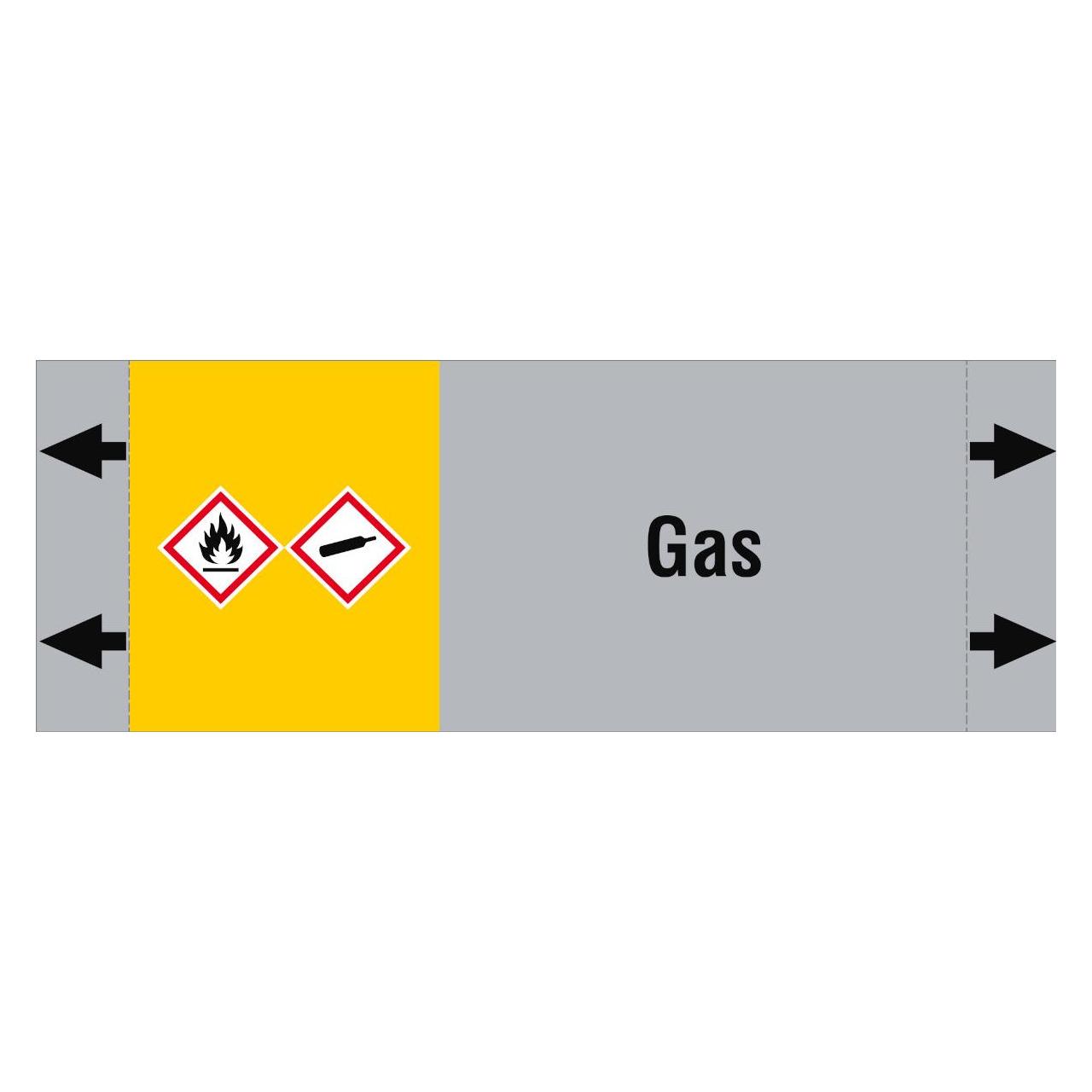 Brady ISO 20560 Rohrmarkierer - Gas (318346)