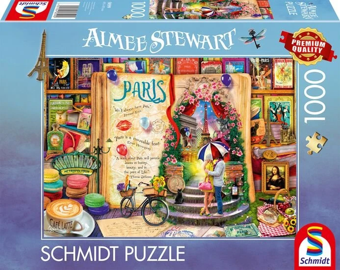 Schmidt Spiele Aimee Stewart: Erinnerungen an Paris (1000 Teile)