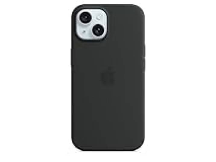Apple Coque en Silicone avec MagSafe pour iPhone 15 - Noir ​​​​​​​