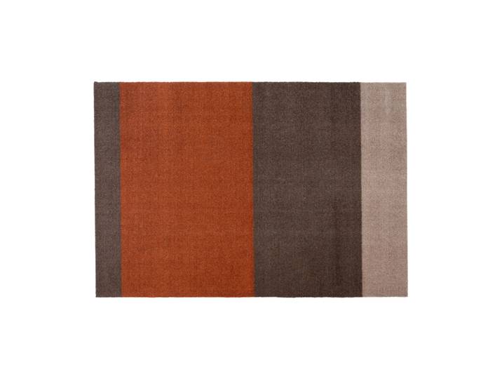 tica copenhagen Stripes by tica tapis de couloir horizontal Brown-terracotta, 90x130 cm