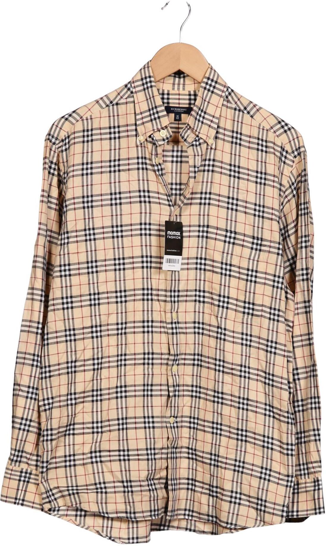 Burberry Herren Hemd, Beige, Gr. 40, kein / Etikett - Second Hand