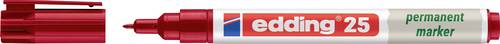 Edding e-25 EcoLine 4-25002 Permanentmarker Rot wasserfest: Ja