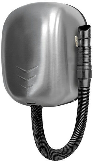 Medial Zefiro Pro Hair Asciugacapelli da parete inox cromato