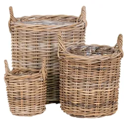 Korbset Sema Baskets Braun, 3er Set
