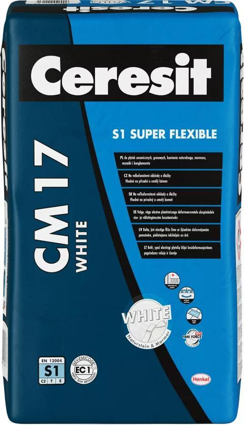 Ceresit CM 17 Flexmörtel S1 Dunnbodemmortel voor tegelplakkers 25 kg