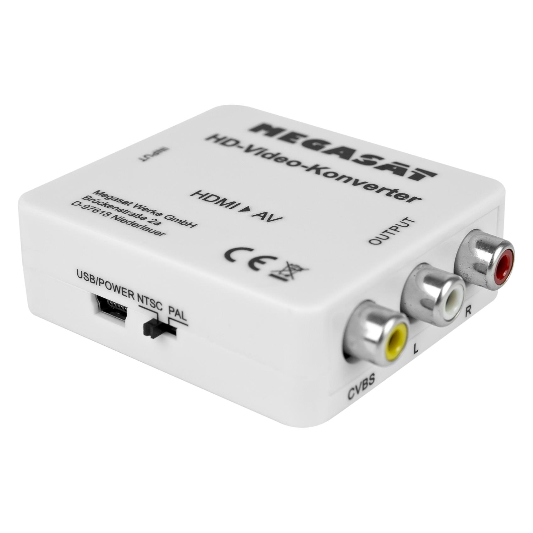 Megasat AV Konverter HD-Video-Konverter (HDMI zu AV) (HDMI (900195)